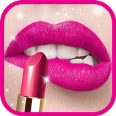 Cosmeticos Lipstick Photo Edit icon
