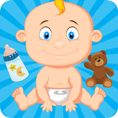 Funny babysitting games icon