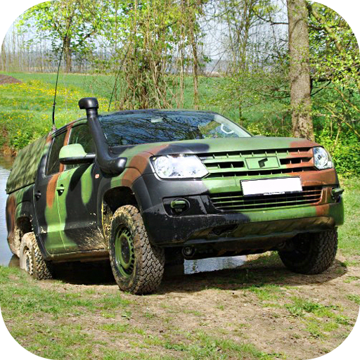 Offroad Pickup Cargo Truck 3D icon