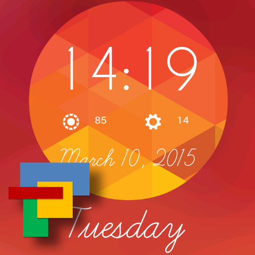 Fireball Theme Total Launcher أيقونة