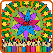 Flower Coloring Pages أيقونة