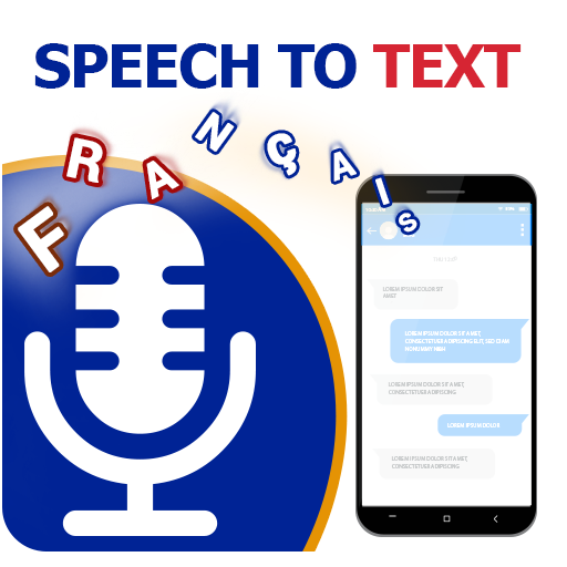 French voice to text converter – speech to text icon