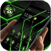 Green Neon Light Technology Theme on 9Apps