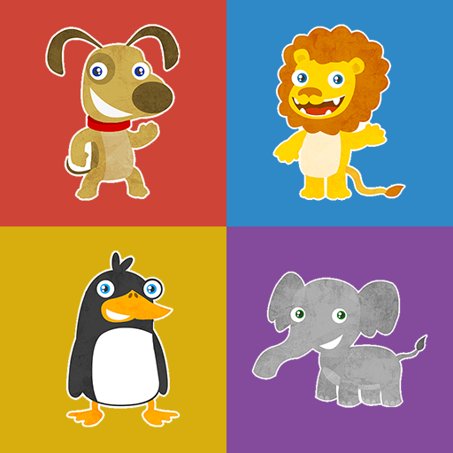 Animals memory game for kids icon