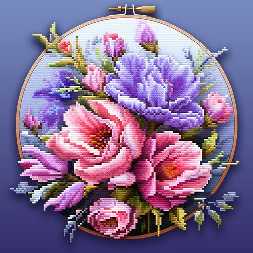 Color by Letter: Sewing game icon