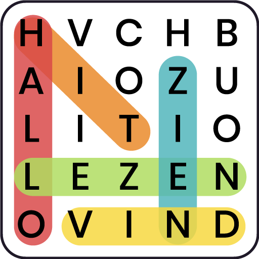 Woordzoeker - gratis verbinden van letters icon