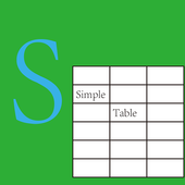 Simple Table أيقونة