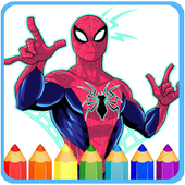 How To Color Spider-Man (Coloring game) icon