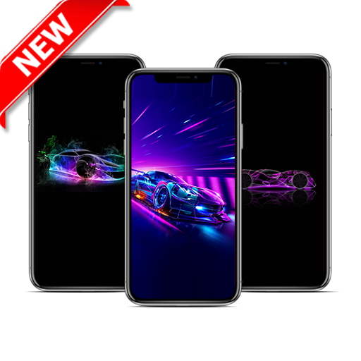 Neon Lights Car Wallpaper HD icon