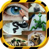 HOW TO DRAW IN 3D 2016 icon