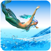 Mermaid Water Swimming Tournament icon