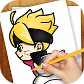 How to Draw  Boruto Generations on 9Apps