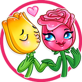 Flower Stickers for WhatsApp - Rosefy Stickers icon