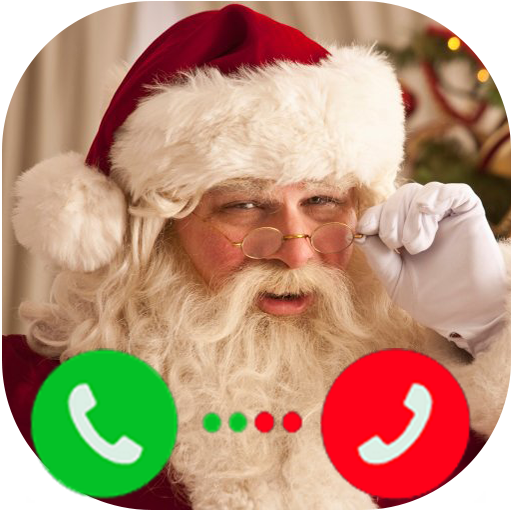 Santa fake call icon