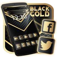 Black Gold Launcher Theme Live HD Wallpapers