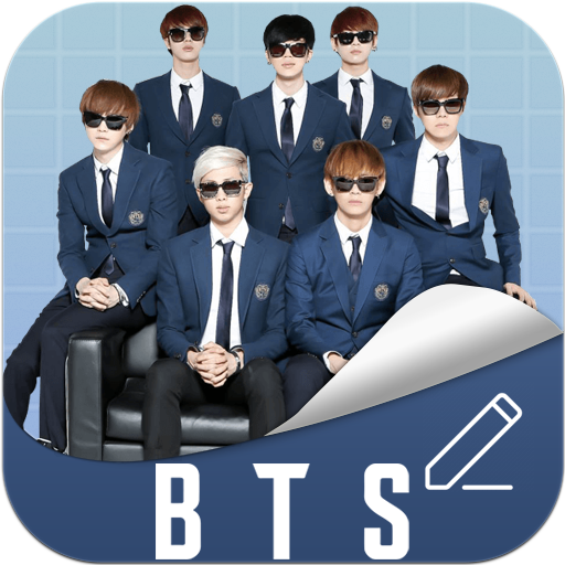 Photo Edit with BTS icon