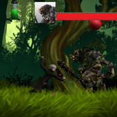 Metal warrior jungle icon