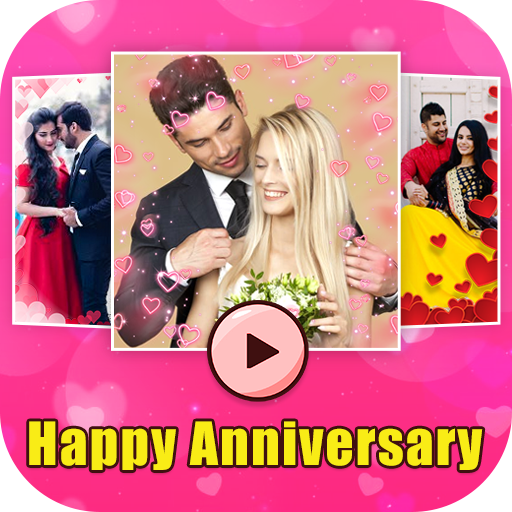 Anniversary Video Maker with Song -Slideshow Maker icon
