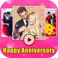 Anniversary Video Maker with Song -Slideshow Maker on 9Apps