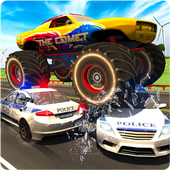 Monster Car Police Chase - Crime City Driving icon