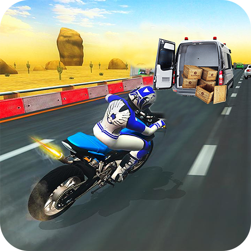 Highway Rider: Motorcycle simulator dirt bike game icon