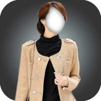 Girl Winter Coats Fleece Jacket photo montage on 9Apps