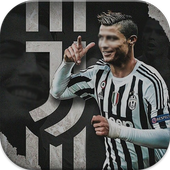 Ronaldo in Juventus CR Wallpapers icon
