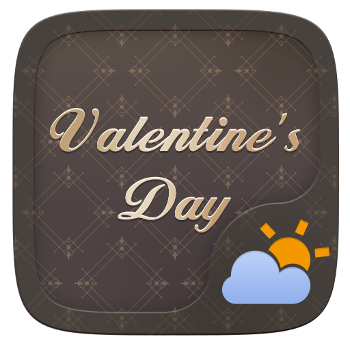 Valentine's Day GO Weather Widget Theme icon