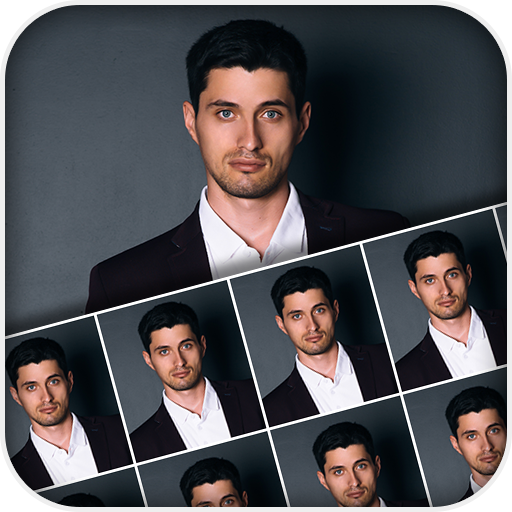Passport Size Photo Maker With Background Changer icon
