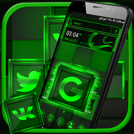 Green Light Launcher Theme आइकन