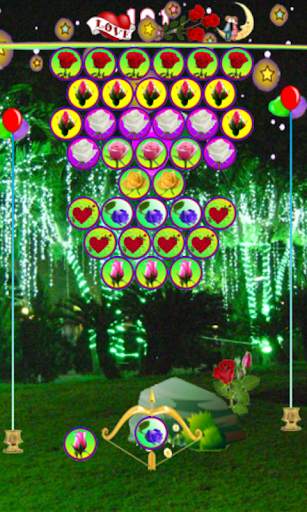The bubbles and roses – Free game for android screenshot 2