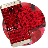Red Rose Petal Keyboard icon