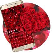 Red Rose Petal Keyboard on 9Apps