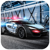 Real City Police Car Drive Simulator Drift Race 3D icon