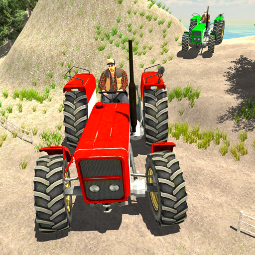 Tractor Driving Simulator Farming Tractor Trolley icon