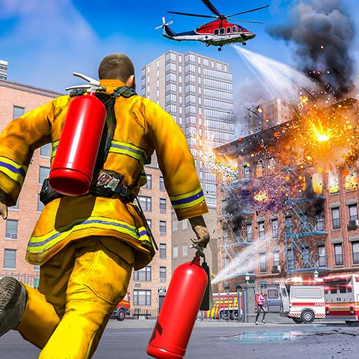 FireFighter Truck Driving Game icon