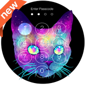 Kitty Cat Lock Screen - Notification - Fingerprint icon