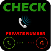 Check private number call أيقونة