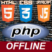 Programming Tutorial Offline-Learn HTML CSS JS PHP أيقونة