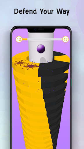 Stack Helix: 3D Ball Crush Drop Smasher screenshot 6