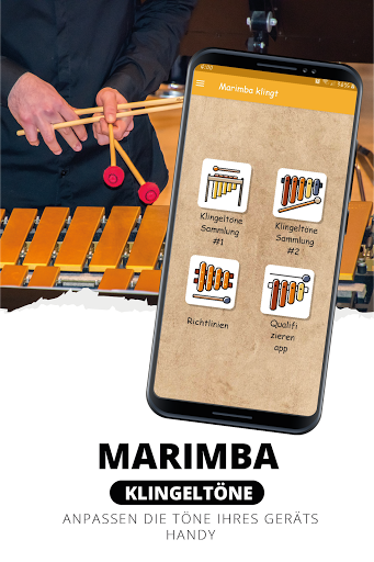 Marimba-Klingeltöne, Marimba-Sounds screenshot 1