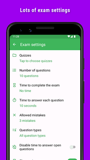 Quizzer  (create tests) screenshot 2