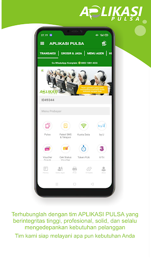 APLIKASI PULSA : Grosir Pulsa screenshot 2
