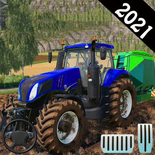 Real Farming Grand Tractor 2021-Simulation Fun icon