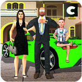 Billionaire Life Style Happy Family Simulator icon
