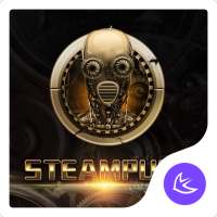 Golden SteamPunk - APUS Launcher  theme on 9Apps