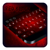 Red Black Keyboard أيقونة