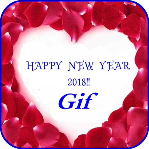 Happy New Year Gif 2018 icon