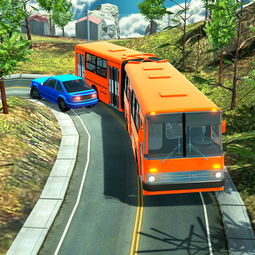 Risky Road: Hilly Bus Driver أيقونة