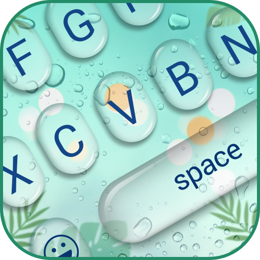 Glass Water Drop Keyboard Theme icon